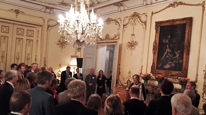 Prof Imelda Maher at the Irish Embassy in London